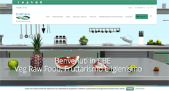 Desktop Screenshot of cucinabioevolutiva.com